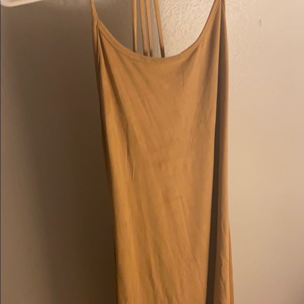 Long nude dress